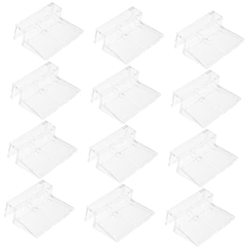 Yardwe 32pcs Acrylic Fish Tank Cover Holders Sturdy Aquarium Lid Racks for Easy Cleaning and Water Changes Suitable for Fish Tanks and Turtle