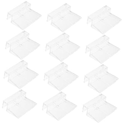 Yardwe 32pcs Acrylic Fish Tank Cover Holders Sturdy Aquarium Lid Racks for Easy Cleaning and Water Changes Suitable for Fish Tanks and Turtle