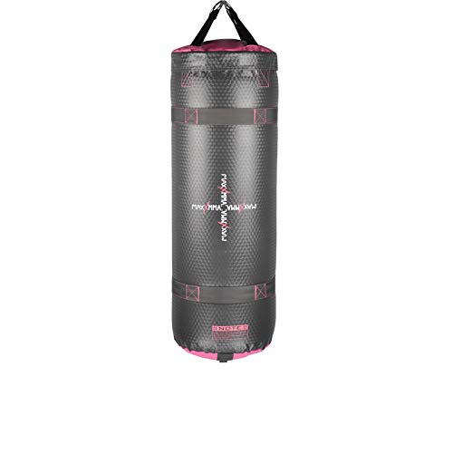 MaxxMMA 3 ft 4-in-1 Water/Air Heavy Bag | Training & Fitness, Uppercut Workout, MMA Grappling, Punching Bag - color: Grey/Pink