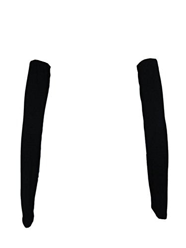 Women's Muslim Modal Arm Stretch Sleeves Cover - color: Black