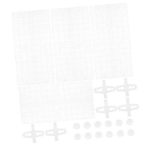 4pcs Aquarium Divider Grid for Fish Tank Isolation Board Cups Cuttable Mesh for Breeding and Separation of Fish Aquariums