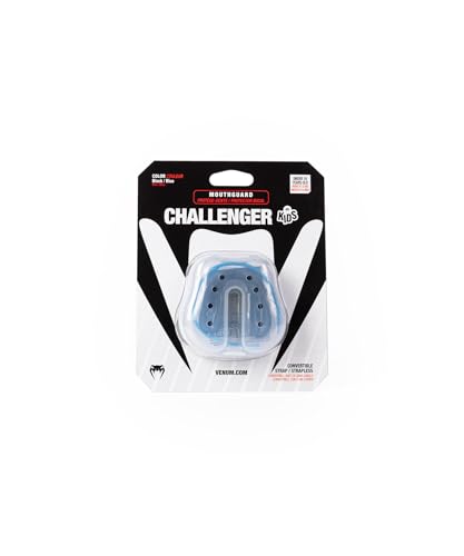 Venum Kids Challenger Mouthguard - Strap/Strapless - color: Black/Blue, size: Kid's
