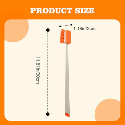 Small Fish Tank Cleaner Brush, Algae Scraper for Aquarium, Glass Aquarium Cleaning Tool, Fish Tank Cleaner Adapted for Glass and Acrylic Aquariums - color: Orange