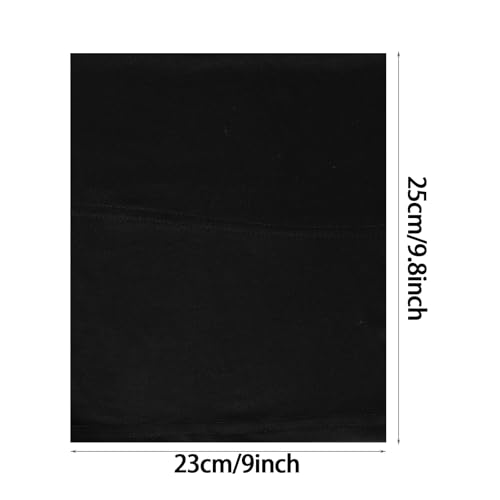 Sucrain 2PCS Under Scarf Hat Cap Islamic Muslim Hijab Headscarf Elastic Wide Headband Lightweight Hats Breathable Liner - color: Black+nude