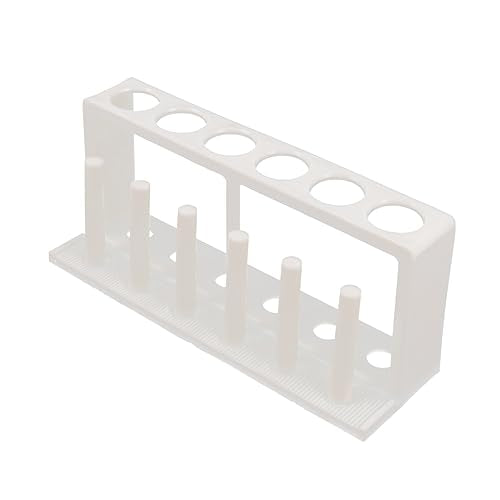 Zerodeko 3pcs Plastic Test Tube Holder Rack for Water Quality Testing Organizer - Design for School Laboratories and Aquarium Use