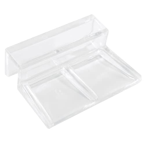 Aquarium Lid Clips, 8MM, 12 Pack | DIY Aquarium Lid Holder, Clear Acrylic, Fish Tank Support, Aquarium Glass Holder - size: 8MM