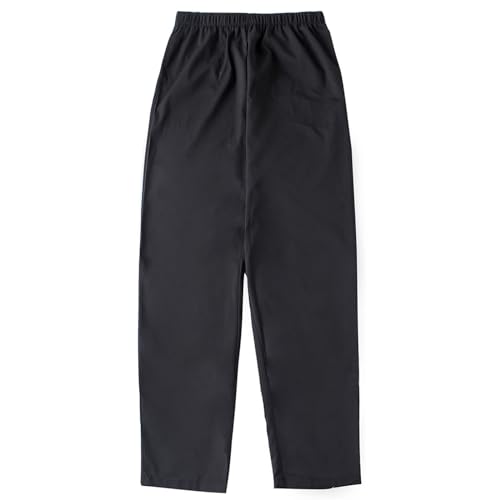 Men's Muslim Arab Middle East Pant Cotton Loosestyle Afghan Pants Men Muslim Arab Middle Pants with Waist Elastic - color: Black, size: X-Large