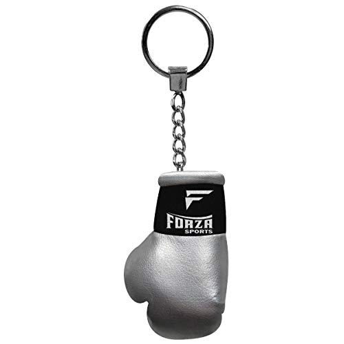 Mini Boxing Glove Keychain - color: Silver