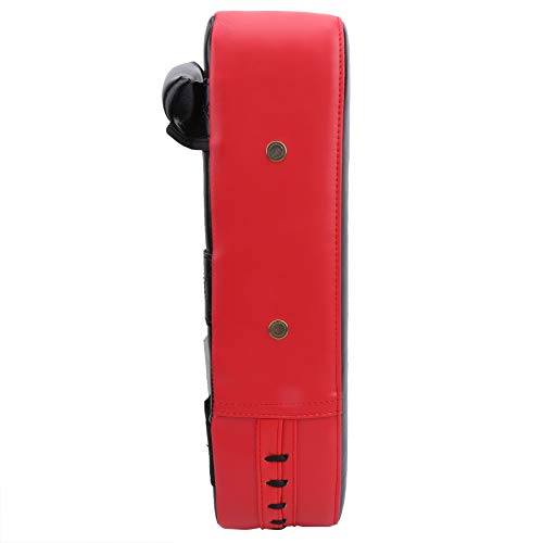 Boxing Kicking Punching Pad Training Fighting Foot Target Pad, TearResistant Punch Protector for Boxing, Kickboxing, MMA - color: Black and Red