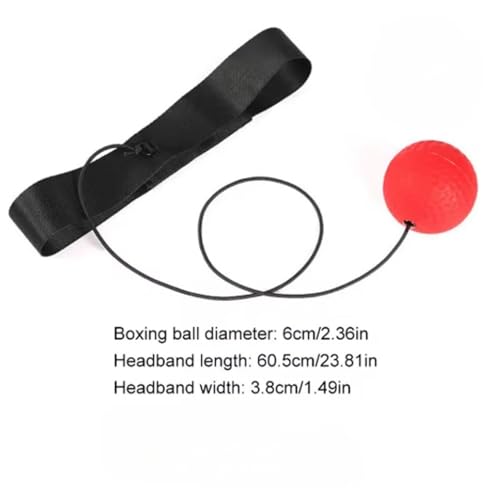 pureza 2PCS Boxing Reflex Ball - Hand-Eye Coordination Training Ball with Adjustable Headband for All Ages - MMA Gear