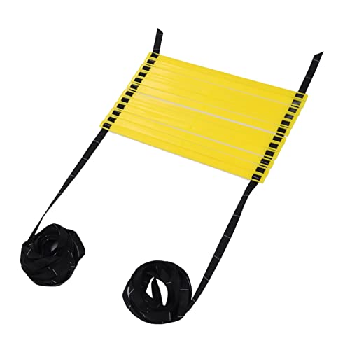 12 Rungs Agility Ladder, 236.2 X 16.3in Foldable Speed Training Ladder with Scale, Agility Training Equipment with Carry Bag for Footwork Drills