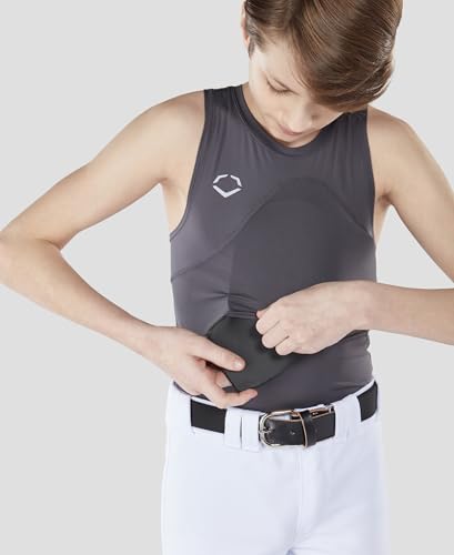 EvoShield Boys Sleeveless Chest Guard Shirts - size: Small