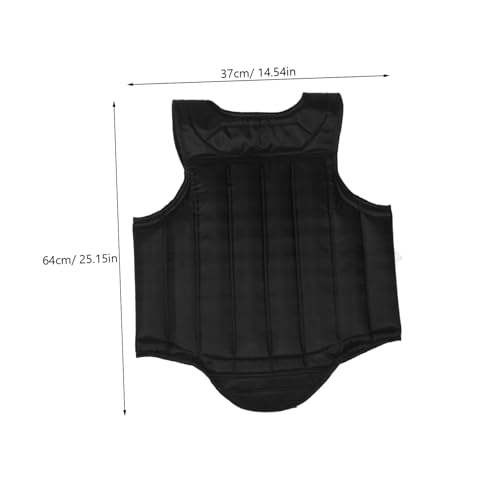 Happyyami Chest Guard for Boxing and Taekwondo Portable Sponge Chest Protector Full-Body for Training and Competition Lightweight and Breathable Design for Adults