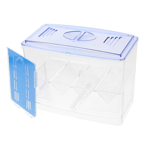 HEMOTON Fish Breeding Box for Aquarium Floating Isolation Box Divider for Guppy Fry Aquarium Nursery Hatchery Accessory for Tropical Fish