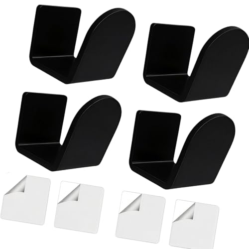 2pcs / 4pcs Transparency Tennis Glove Wall Mount Display Rack Easy to Installation Boxing Gear Storage Stand Living Room Deck - color: B