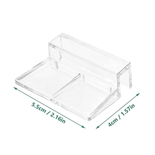 10pcs Fish Tank Cover Brackets Acrylic Support Rack for Aquarium Lids Durable and Wear-resistant Holders for Covers for Open Fish Tanks