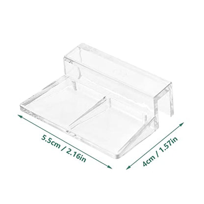 10pcs Fish Tank Cover Brackets Acrylic Support Rack for Aquarium Lids Durable and Wear-resistant Holders for Covers for Open Fish Tanks