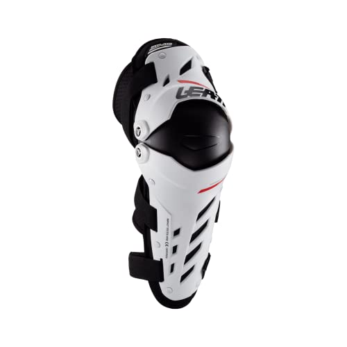 Leatt 2022 Dual Axis Knee Guards (Large/X-Large) (White) - color: White, size: Large/X-Large
