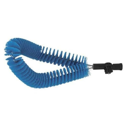 7 1/2 in W Clean in Place Brush, Medium, 4 1/2 in L Handle, 20 in L Brush, Blue, Polypropylene - 1 Each - color: Blue, size: 5374