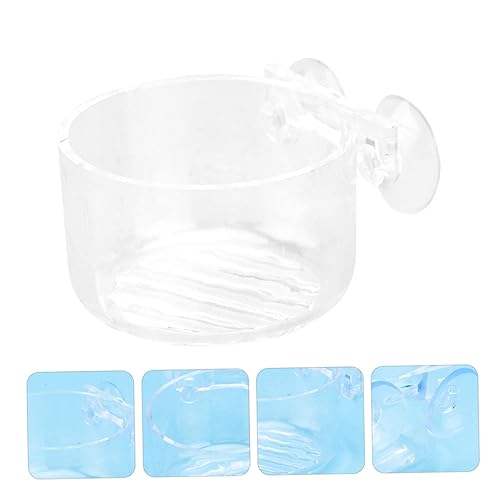Abaodam Fish Feeder Bowl for Aquarium Feeding Holder with Cup Design for and Fish Easy to Use Feeding Container for Aquatic Pets