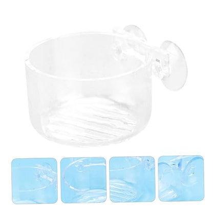 Abaodam Fish Feeder Bowl for Aquarium Feeding Holder with Cup Design for and Fish Easy to Use Feeding Container for Aquatic Pets