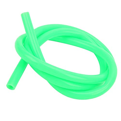 Aquarium Tubing, Silicone Pipes Peristaltic Pump Tube External Silicone Extension Hose Pipe Hydraulic Equipment Green (6.4mm*9.6mm) - size: 6.4mm*9.6mm