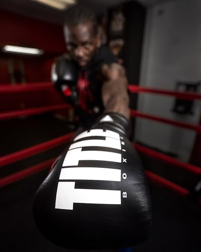 TITLE Boxing Leather Enforcer Pro Sparring Boxing Gloves - size: 14 oz