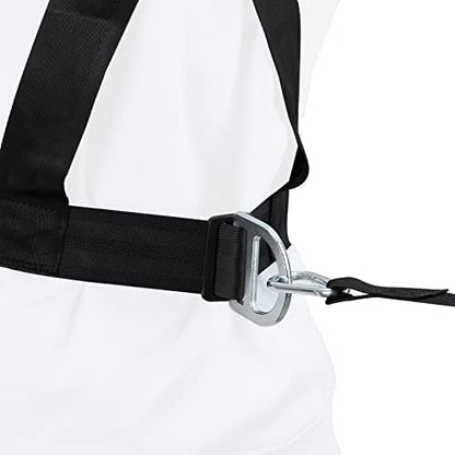 Training Sled Harness Vest with Pull Strap, Tire Pulling Resistance Speed Training - color: Adult to 50" Girth