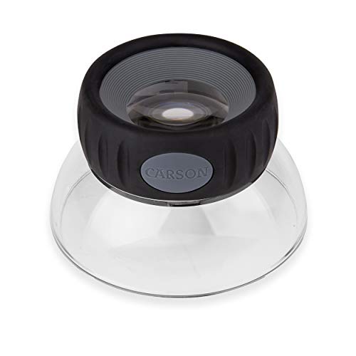 Carson LumiLoupe Plus 5.5X Power Stand Loupe Magnifier with Dual Lens Focusing System (LO-06) - style: 1.75" Diameter (5.5x)
