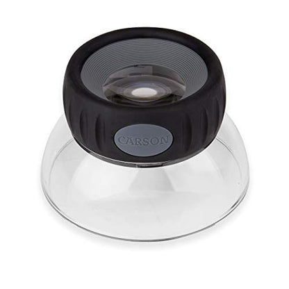 Carson LumiLoupe Plus 5.5X Power Stand Loupe Magnifier with Dual Lens Focusing System (LO-06) - style: 1.75" Diameter (5.5x)