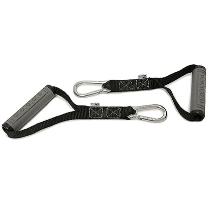 GoFit Power Handles – Resistance Band Handles, Pull Up Handles for Strength Training - One Pair, black, OS, GF-STHC