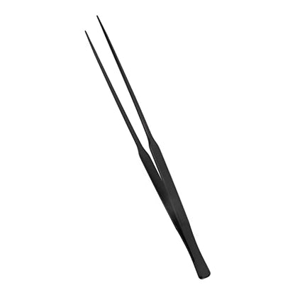 Aquarium Tweezers,Stainless Steel Long Handle Straight Fish Tank Feeding Forceps Fish Feeding Pliers for Aquarium Plants Substrates Gravel Corals (Straight Tweezers)