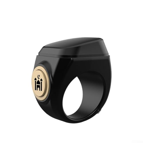 Smart Zikr-Ring, Rechargeable Electronic Digital Tasbih Counter Rings, Waterproof, 3 Sizes Finger Counter for Muslims, Prayer, Reminder(20mm Rose Gold) - color: Rose Gold, size: 20mm