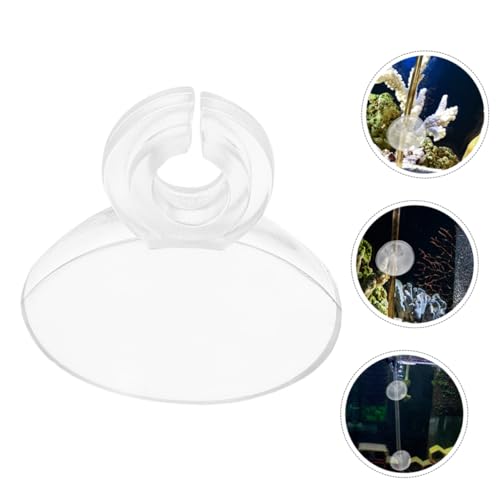 BESPORTBLE 40Pcs Aquarium Suction Cup Clips with Soft Buckle Design for Secure Oxygen Tubing Durable Air Hose Holders for Fish Tank Maintenance Compact and Lightweight Clips for Easy
