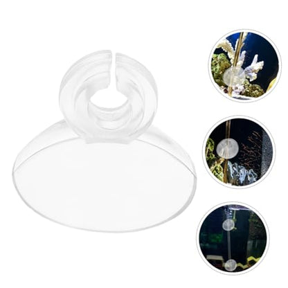 BESPORTBLE 40Pcs Aquarium Suction Cup Clips with Soft Buckle Design for Secure Oxygen Tubing Durable Air Hose Holders for Fish Tank Maintenance Compact and Lightweight Clips for Easy