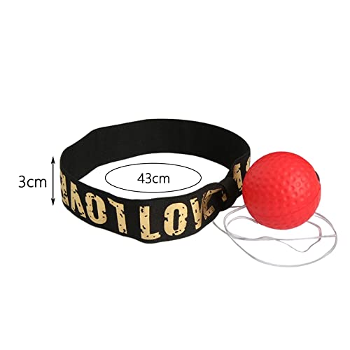 Boxing Reflex Ball Headband MMA Boxing Equipment Boxing Gear Punching Speed Boxing Ball on Strings for Workout Agility Home Gym Women Men