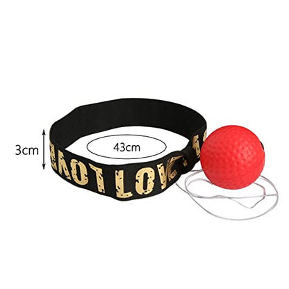 Boxing Reflex Ball Headband MMA Boxing Equipment Boxing Gear Punching Speed Boxing Ball on Strings for Workout Agility Home Gym Women Men