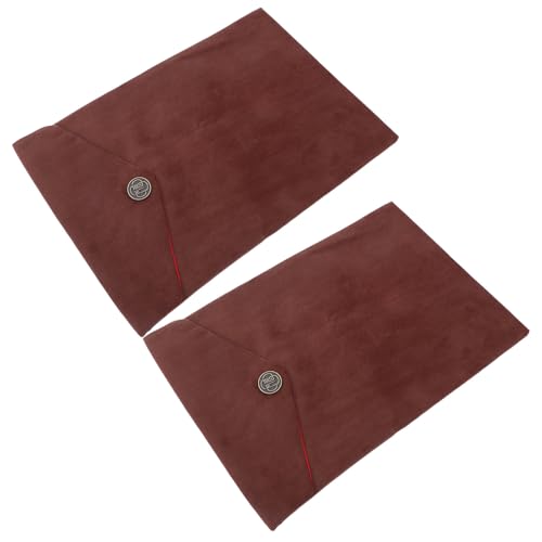 2pcs Tibetan Style Scripture Storage Bag for Books Pack Book Cover for Protecting Religious Texts for Office and School Use