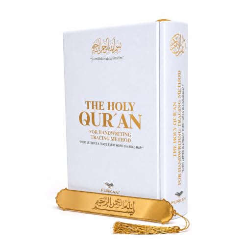 Quran Trace Book – Learn to Write Quranic Arabic | Islamic Handwriting Practice Workbook for Kids & Adults | Arabic Alphabet Tracing, Quran Learning Gift & Educational Activity Book