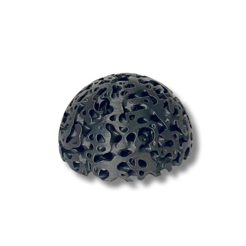REEFSHAPE Aquarium Dome Coral Frag Stand | Coral Reef Replica Frag Stand Base for Growing Coral | Displays Multiple Frags | Made in USA (Black) - color: Black