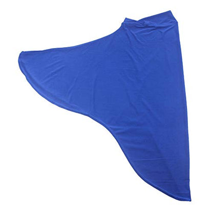 Women's Instant Hijab Muslim Headscarf Prayer Scarf Soft Breathable Stretchy Wrap - color: Blue