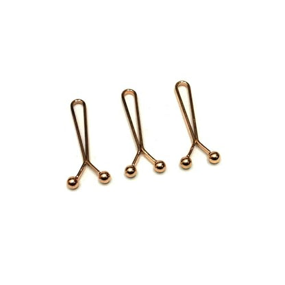 Hijab Pins - Multicolors Headscarf Clips 4 Colors 24pcs - Muslim Scarf Clips Hook Safty Pins with Simple Steel Ball Head