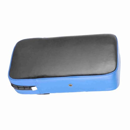 Taekwondo Boxing Kicking Strike Pad Foot and Hand Target Curved Training with Hand Grip Pressure Relief Valve 40 x 20 x 10 cm PU Leather Red Blue (Blue)
