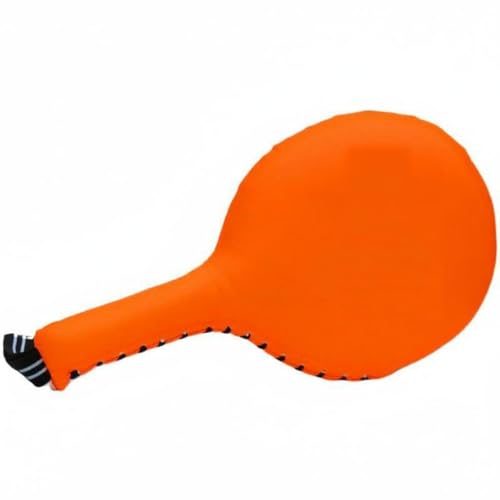 Reaction Training Paddle Stitching Kick Pad Wrist Strap Sports Gear for Beginners - color: Orange
