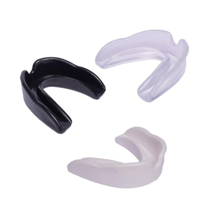 6-Pack Sports Mouthguard with Case Kid Youth Boil Bite Slim Fit Soft Girls Boys Football Lacrosse Basketball Boxing Soccer Taekwondo MMA Karate Size Kids Till 11 - size: kids (for age till 11)
