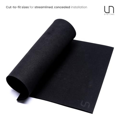 UNS Leveling Mat - 90x30cm | 35.43x11.81in, 6mm - Non-Slip Dense Foam Freshwater Saltwater Aquarium Mat for Planted Tanks, Marine Coral Reef, Turtle Reptile Enclosure, Betta Fish Shrimp Tank - Black - size: 90x30cm | 35.43x11.81"