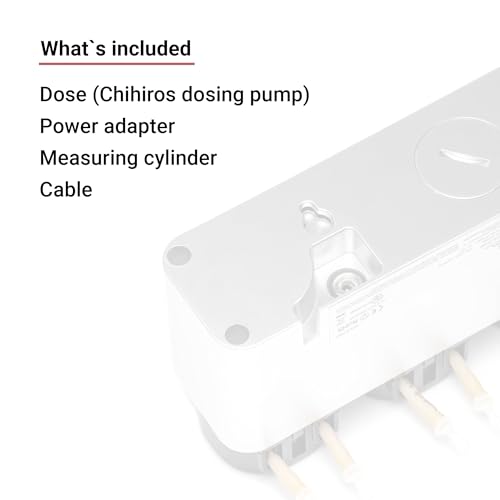 Chihiros Aquarium Dosing Pump - Precision Dosing Pumps for Reef Aquariums - Ideal for Reef Dosing Supplements and Water Treatments - 12V DC Dosing Pump for Aquarium Tanks - size: Dosing Pump