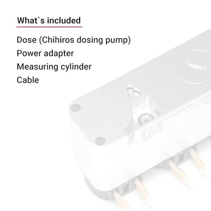 Chihiros Aquarium Dosing Pump - Precision Dosing Pumps for Reef Aquariums - Ideal for Reef Dosing Supplements and Water Treatments - 12V DC Dosing Pump for Aquarium Tanks - size: Dosing Pump