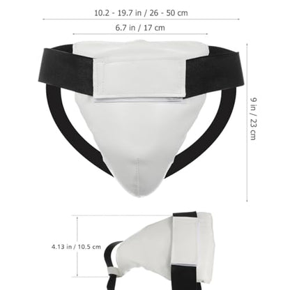 UPKOCH Youth Groin Protector Cup for Kids Boys 8-12, Athletic Boxing MMA Crotch Guard, Taekwondo Karate Sparring Gear Supporter with Adjustable Strap