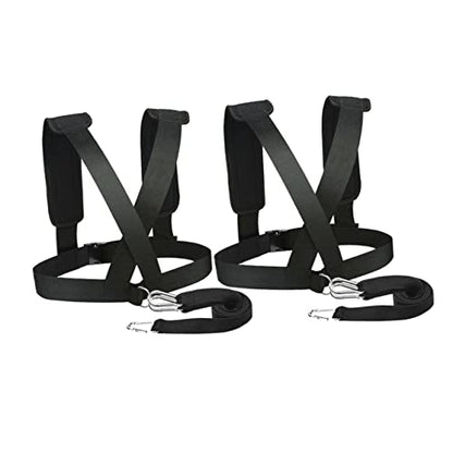 Balacoo 2pcs Sled Harness Weight-Bearing Shoulder Straps Resistance Training Belt for Strength and Speed Training Fitness Equipment for Athletes